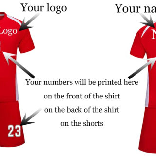 Custom Soccer Jersey Personalized Soccer Shirt with Name Number
