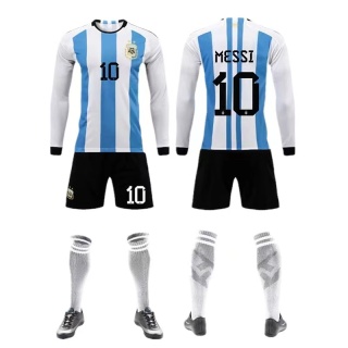 Long Sleeve Men's Soccer Jersey Personalized Soccer Uniforms Set