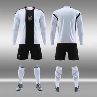 Long Sleeve Men's Soccer Jersey Personalized Soccer Uniforms Set