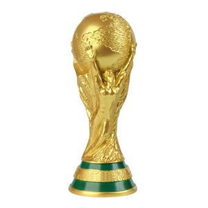 Qatar World Football fan supplies World Cup Trophy