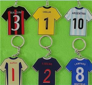 Soccer gifts Football pendant number plate pendant
