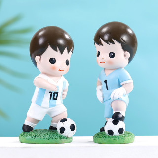 Soccer gifts Footballer Resin Decoration Crafts