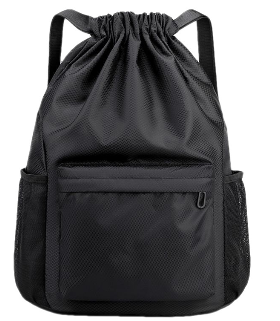 NOVOLAN Drawstring Backpack Drawstring Bag Gym Sack String Bag Men Women,  Basketball Bag Bundle Pocket Drawstring Backpack Student School Bag  Football Bag Storage Bag Large Capacity Fitness (black) price in UAE