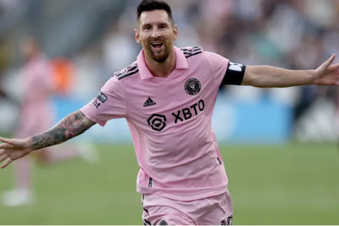 Lionel Messi en Hong Kong en febrero