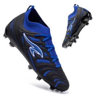 High-top fußball schuhe sommer neue stil fliegen woven atmungsaktive lange spike schuhe große größe gebrochen spike fußball schuhe
