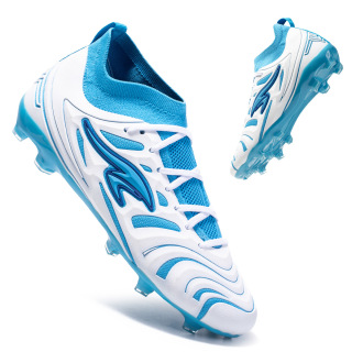 High-top fußball schuhe sommer neue stil fliegen woven atmungsaktive lange spike schuhe große größe gebrochen spike fußball schuhe