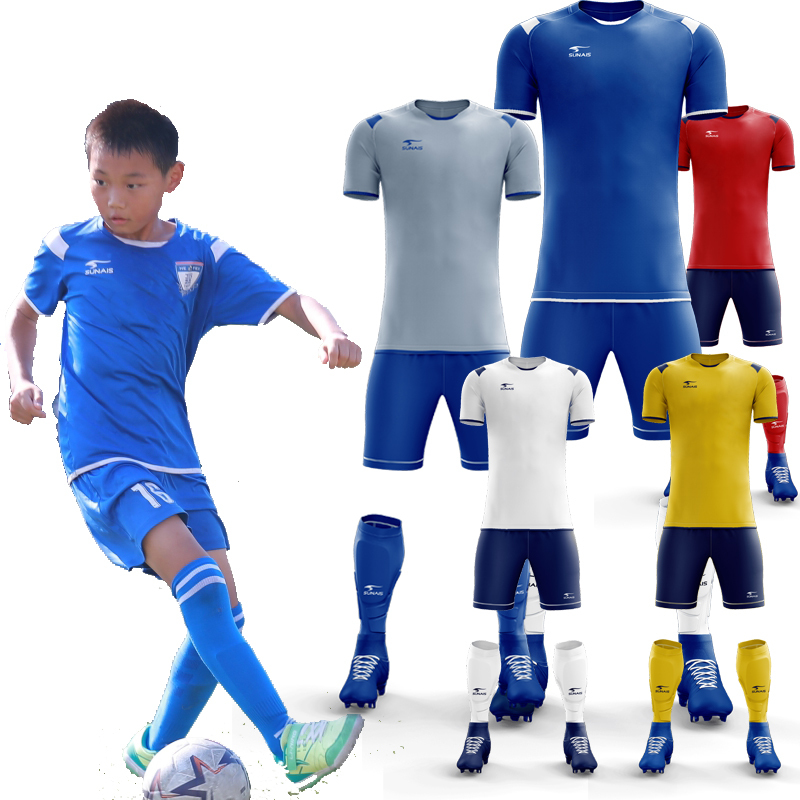 Maglia da calcio in poliestere stampata a sublimazione, uniforme