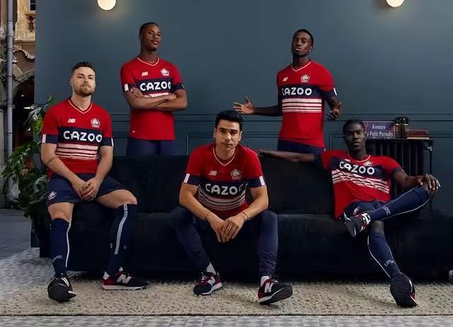 Lille 2022-23 season home jersey