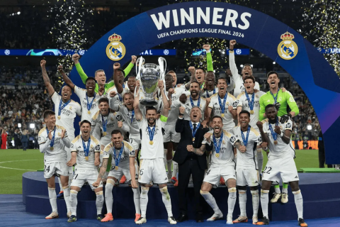 El Real Madrid elegido mejor club de fútbol masculino de 2024