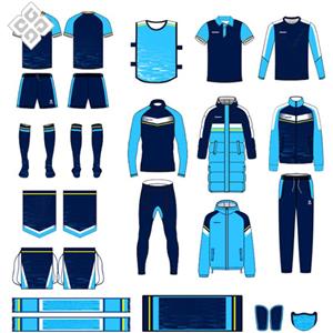 Football Jersey Kit with Sublimation printing quick dry material