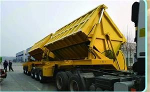 THREE FOUR SIX AXLES DUMP SEMI TRAILER TRUCK