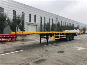 SKD AND CKD THREE AXLES CONTAINER FLAT SEMI TRAILER