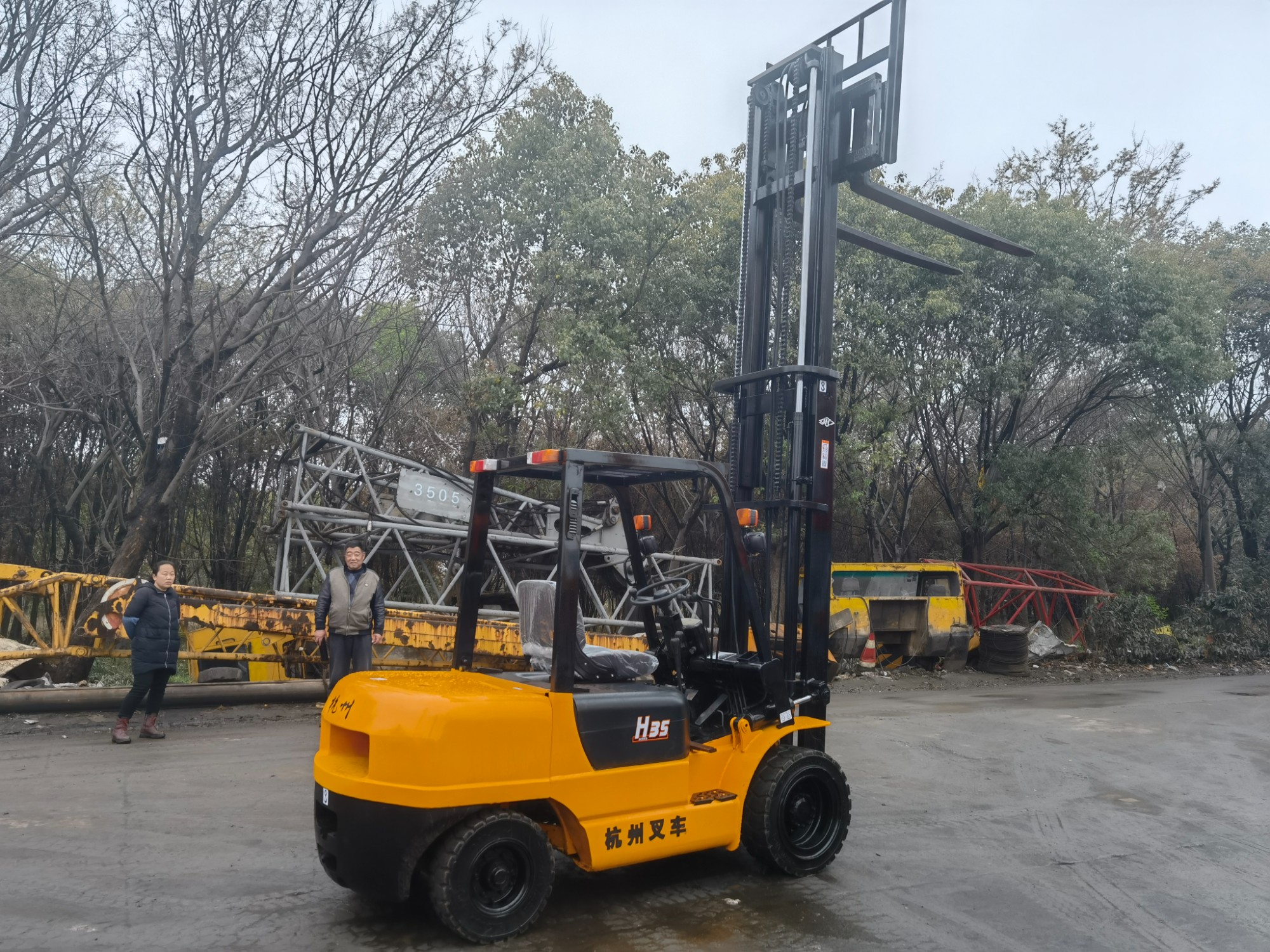 Forklift - Heli 3 ton forklift, forklift with round clip