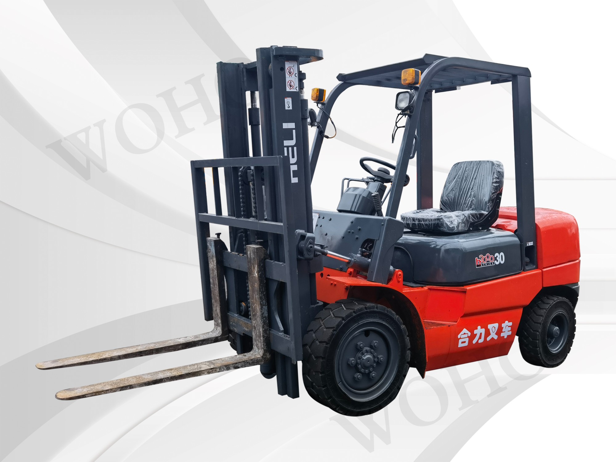 Forklift - Heli 3 ton forklift, forklift with round clip