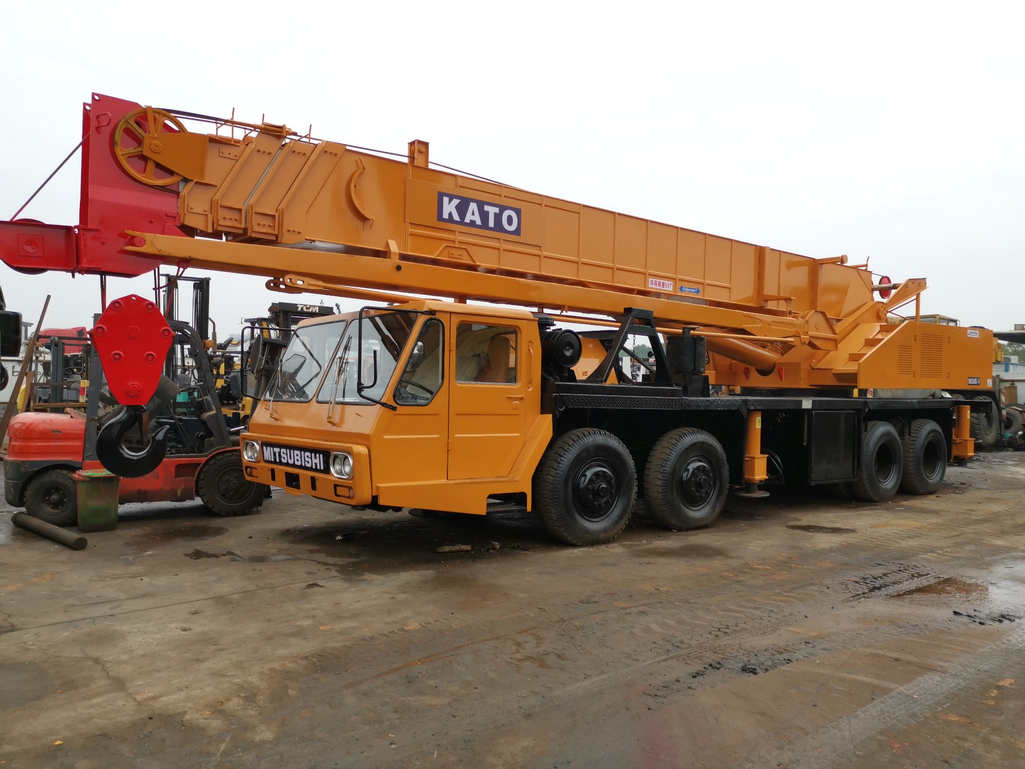 Truck Crane - KATO 25T, 30T, 50T Truck Crane, KATO NK500 Crane