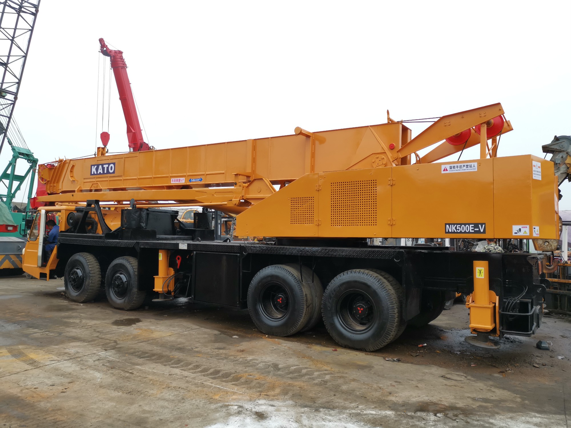 Truck Crane - KATO 25T, 30T, 50T Truck Crane, KATO NK500 Crane