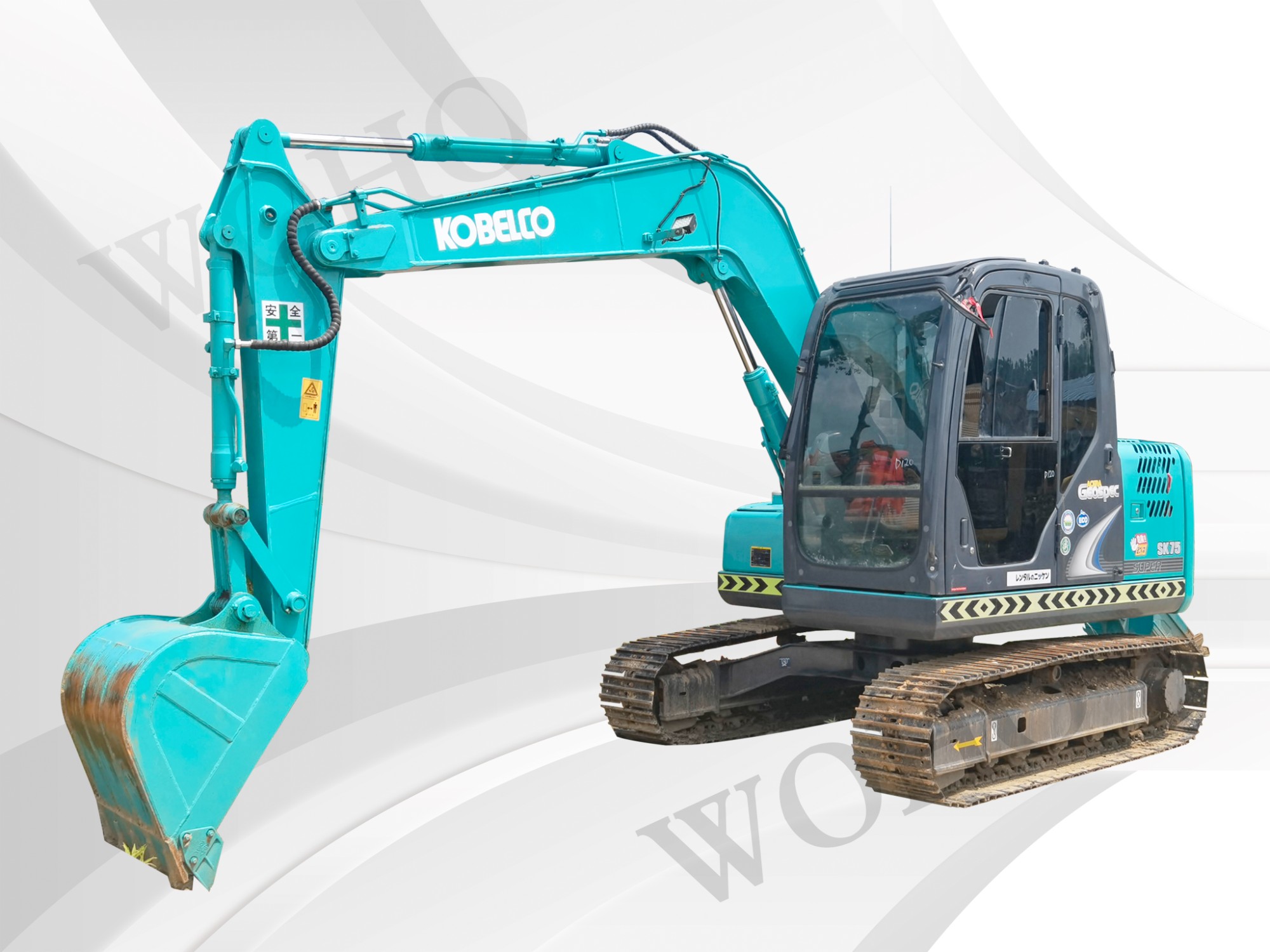 Excavator - Kobelco 6 ton excavator, KOBELCO SK60-8, 70SR, 75-8 crawler excavator