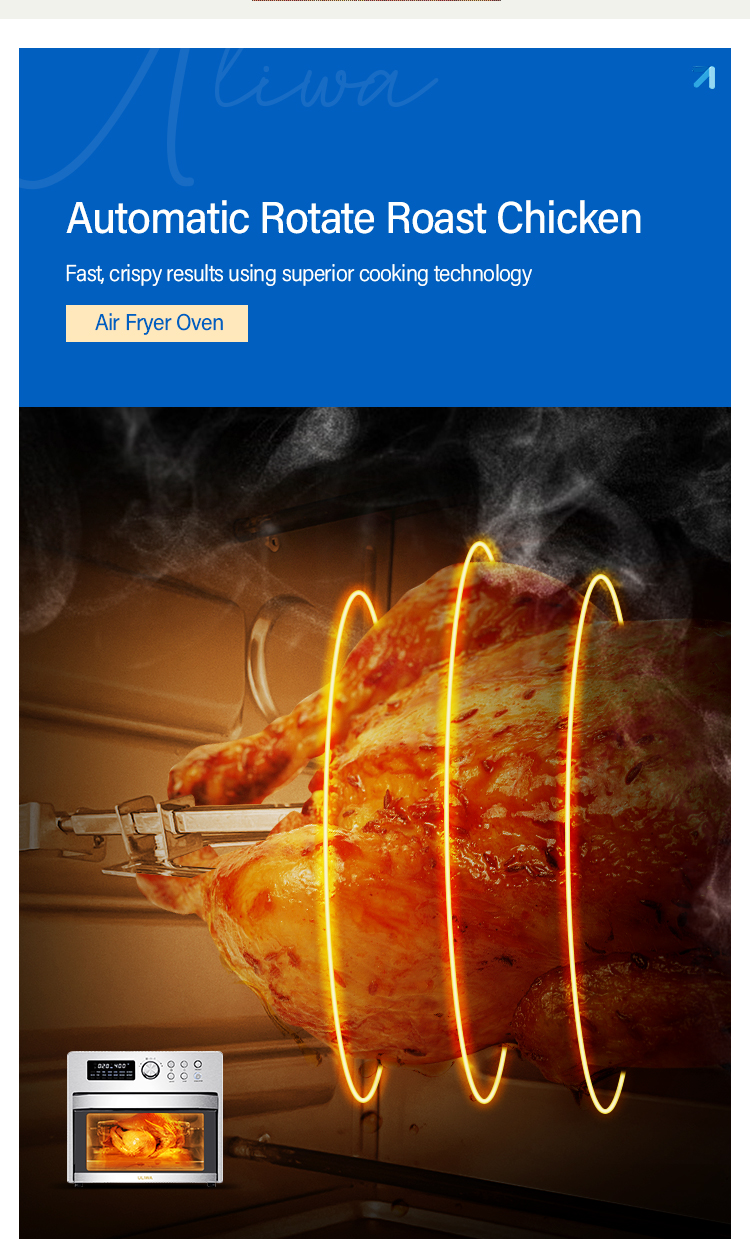 Supply ULIWA 14 IN 1 Functional Household Air Fryer Oven 1700W 25L