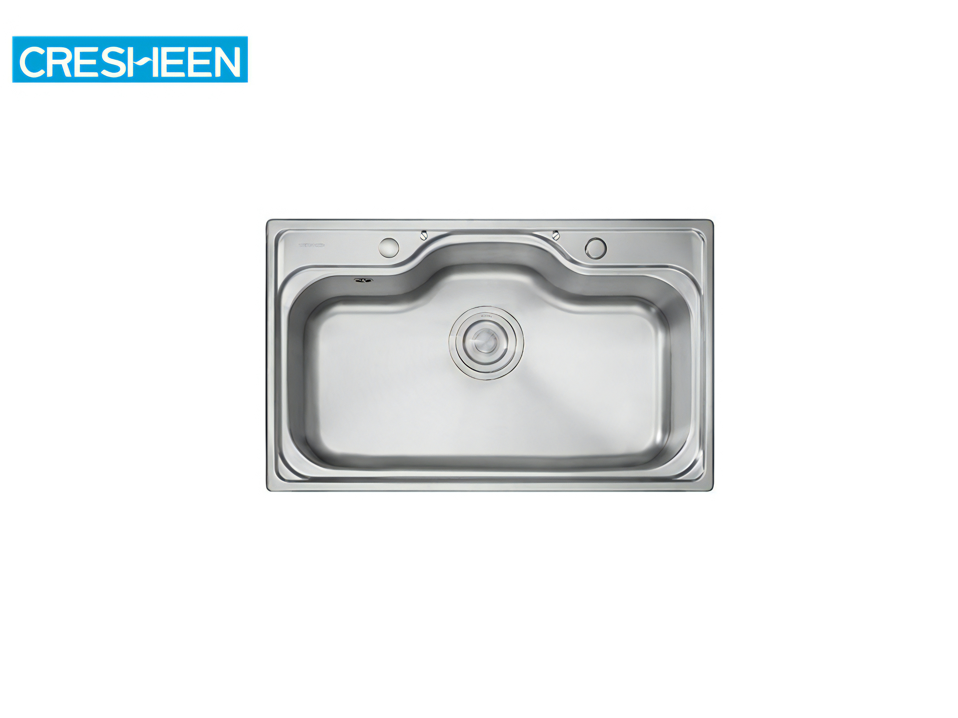 Large Top/under Mount Stainless Steel Single Bowl Sink
