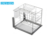 450 Mm SS Pull Out Wire Basket For Cupboard