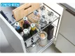 450 Mm Seasoning 3 Tier Pull Out Wire Drawer