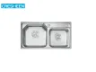 Medium SS Double Bowl Kitchen Basin Sink