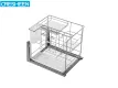 Kitchen Pullout Seasoning Basket for 450mm Cabinet