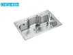 Large Top/under Mount Stainless Steel Single Bowl Sink