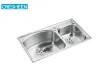 Extra Large Stainless Drop In/undermount Double Sink