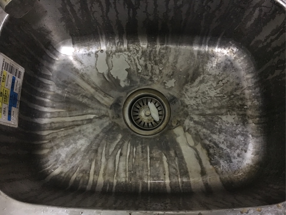 kitchen sink corroded screw