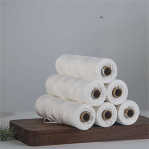 Natural Cotton Width Pressed Pillar Candle Wicks