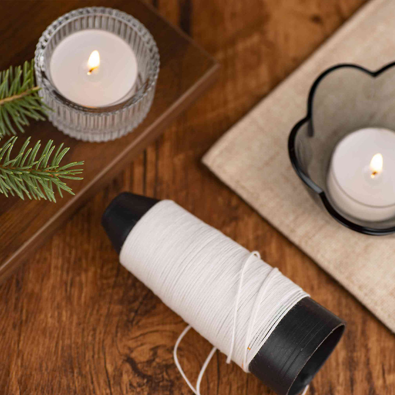 Natural Cotton Tealight Candle Wick Roll