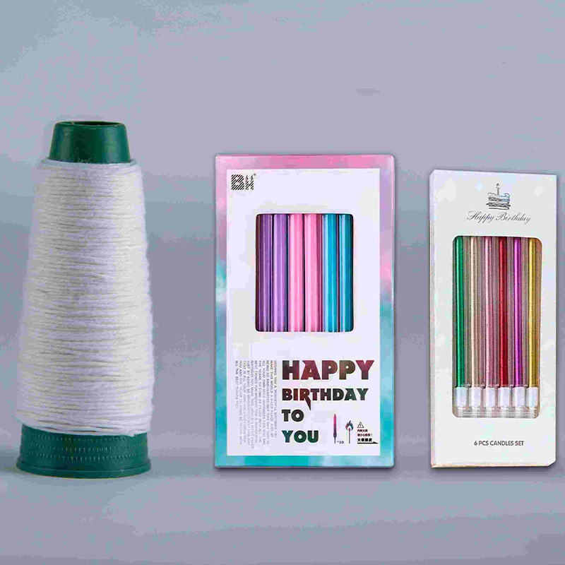 100% Cotton White Birthday Candle Wick