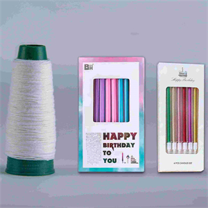 White 100% Cotton Birthday Candle Wick Core Roll