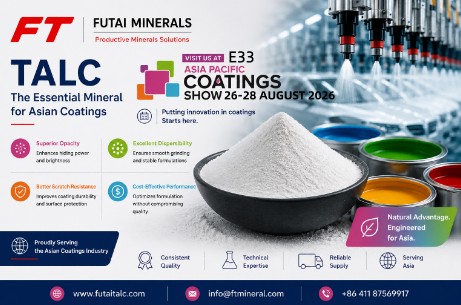 Dalian Futai Brings High-Quality Talcum Powder to Asian Coatings Show Indonesia 2026, Expanding Global Footprint