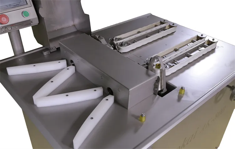 Máquina automática de ligação de salsicha de linha dupla