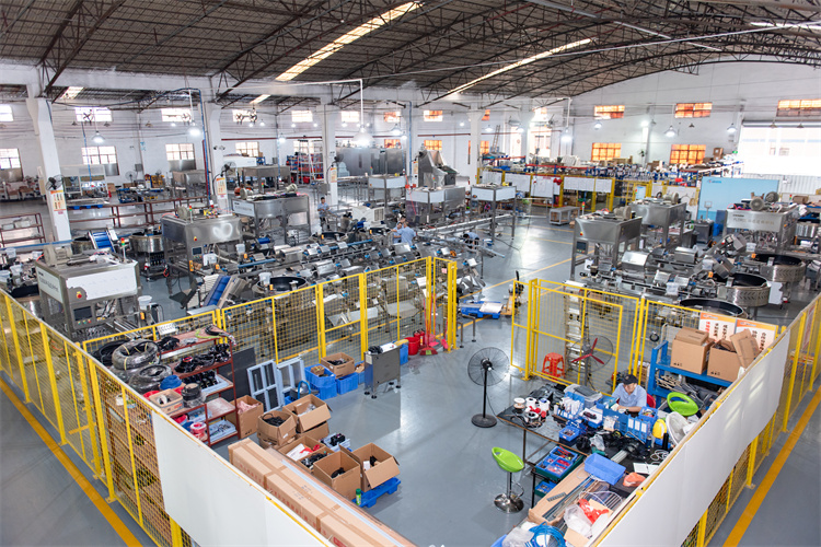 Automatic sausage packaging machine workshop