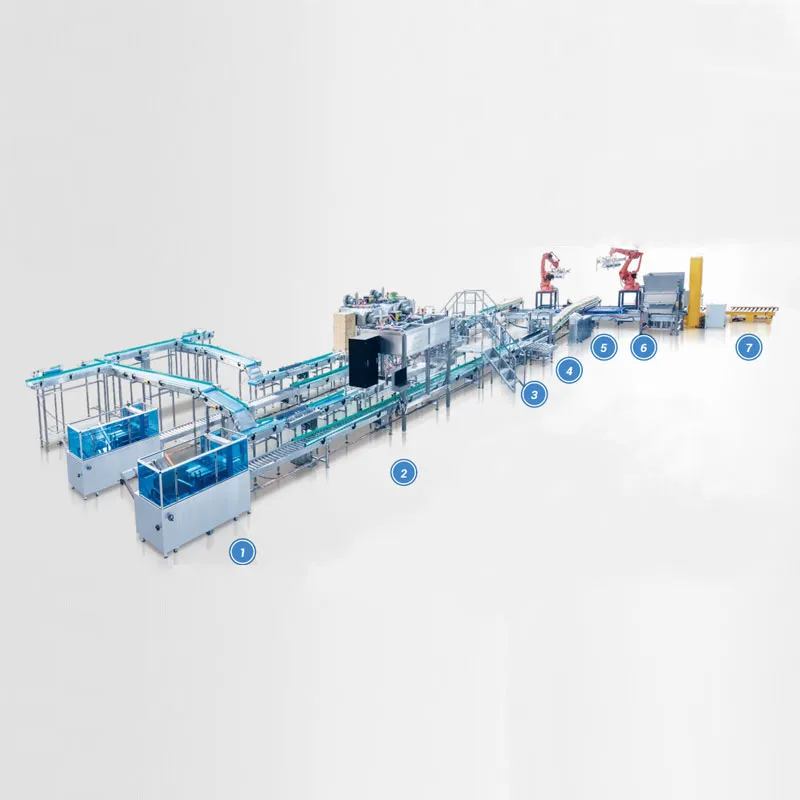 Automatic Packaging And Stacking Sausage Production Line