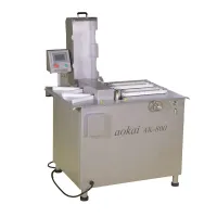 Máquina automática de ligação de salsicha de linha dupla