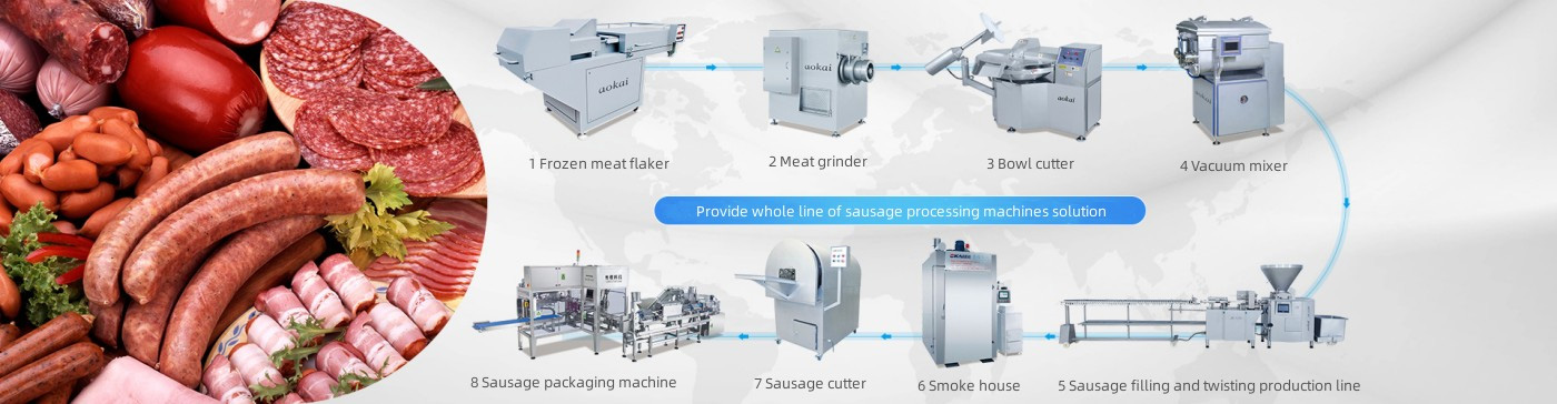 double channel sausage cutting machine