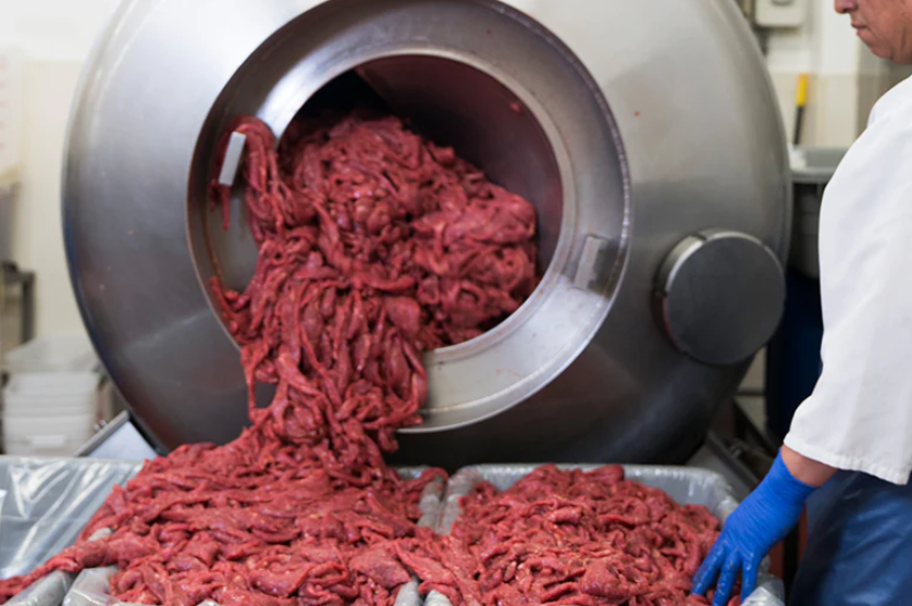 Full automatic frozen fresh meat/beef/mutton slicing machine
