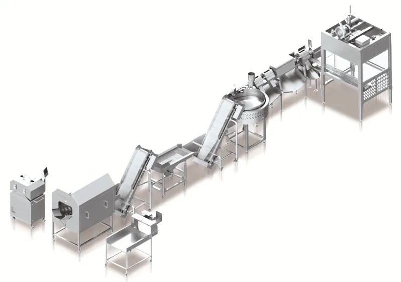 Automatic sausage packaging line