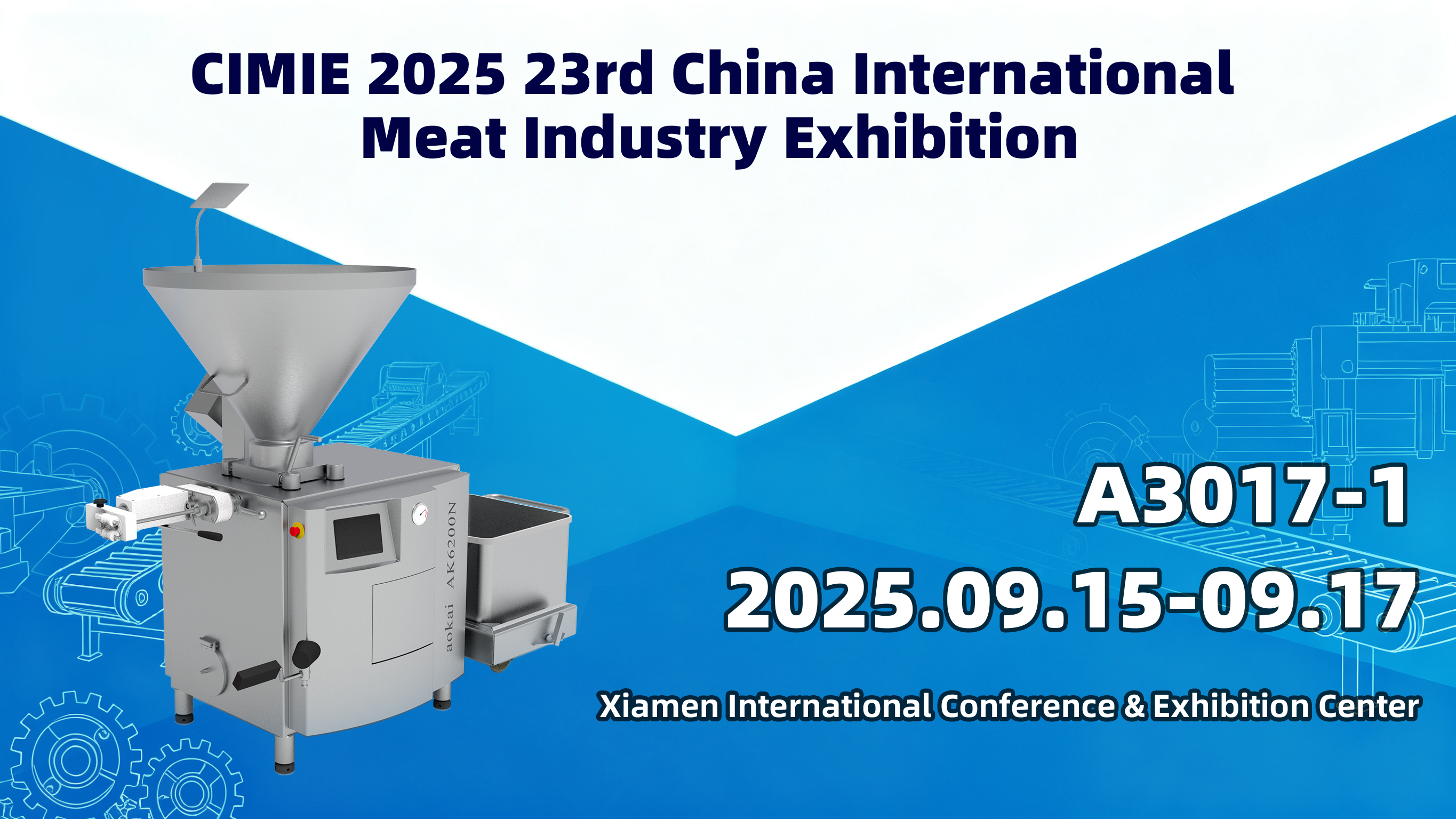CIMIE 2025 Exhibition Preview: Foshan Aokai Machinery to Showcase Next-Generation Sausage Making and Packaging Solutions CIMIE 2025 Exhibition Preview: Foshan Aokai Machinery to Showcase Next-Generation Sausage Making and Packaging Solutions