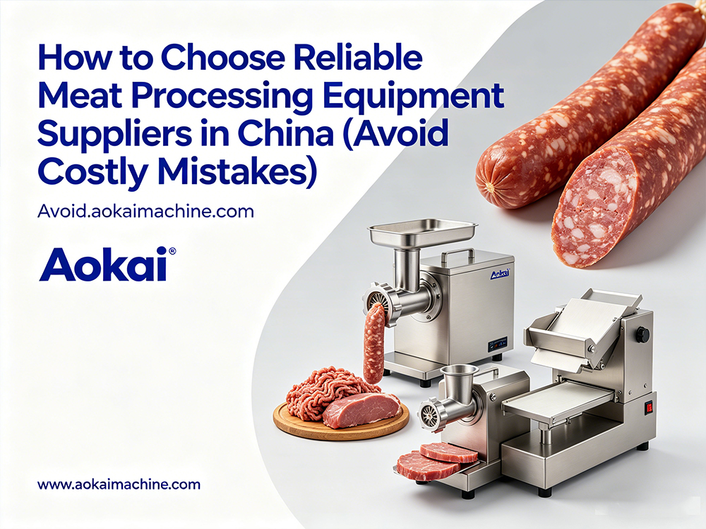 Como escolher fornecedores confiáveis ​​de equipamentos para processamento de carne na China (evite erros dispendiosos)