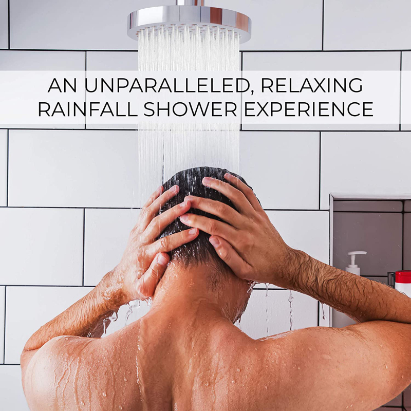 Soffione doccia a cascata con risparmio idrico ad alta pressione