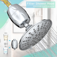 Luxury Descaling Round Installing Shower Head