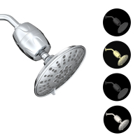 Luxury Descaling Round Installing Shower Head