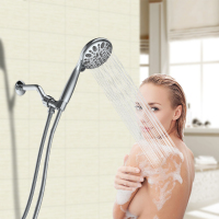 Роскошная черная ручная душевая лейка «Водопад»