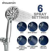 Bathroom High Pressure Handheld Rainforest Shower Head
