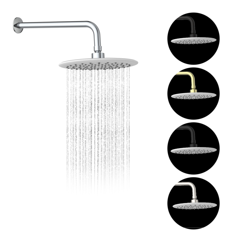 Set doccia moderni bianchi con soffione doccia combinato